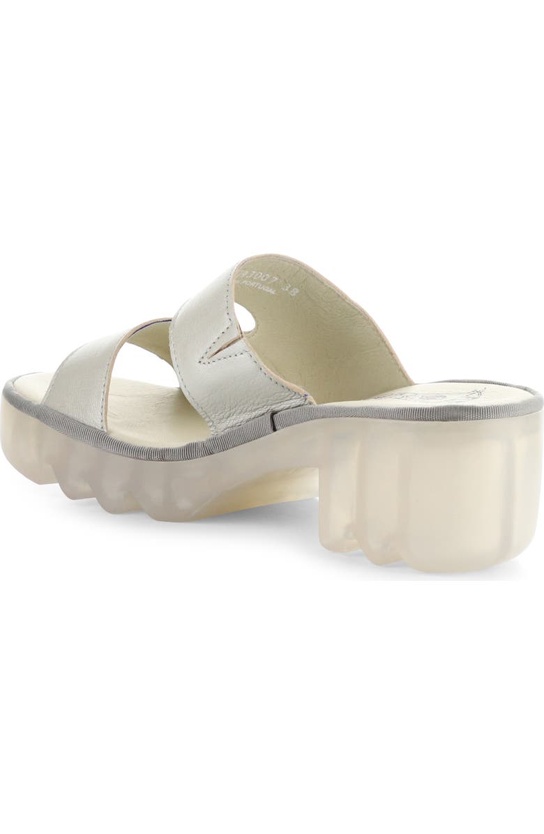 Fly London Tech Platform Sandal, Alternate, color, Silver Borgogna