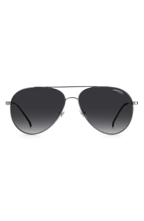 58mm Aviator Sunglasses