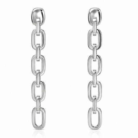 Modern Day Drop Earrings gold vermeil