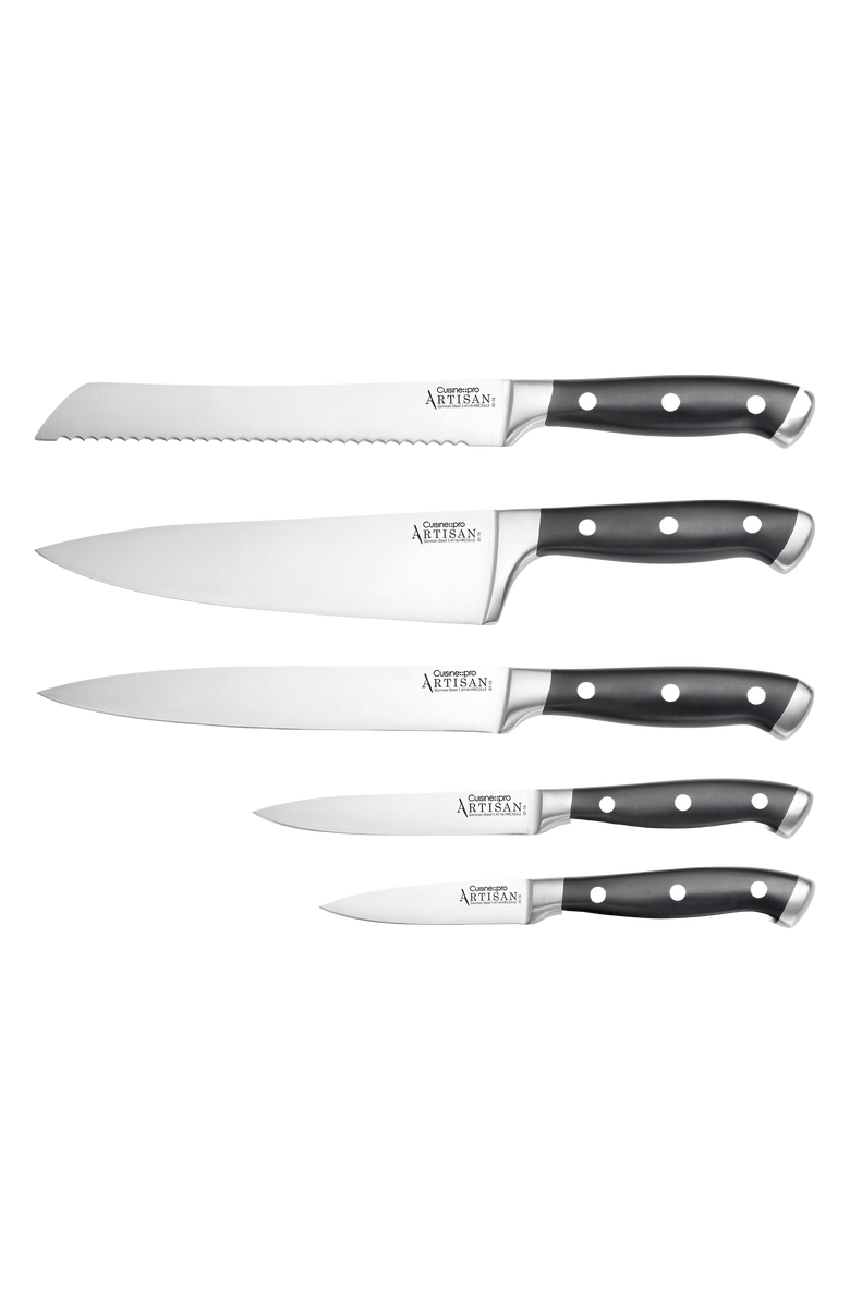 Cuisine::pro<sup>®</sup> ARTISAN Stahl 6-Piece knife block, Alternate, color, Black