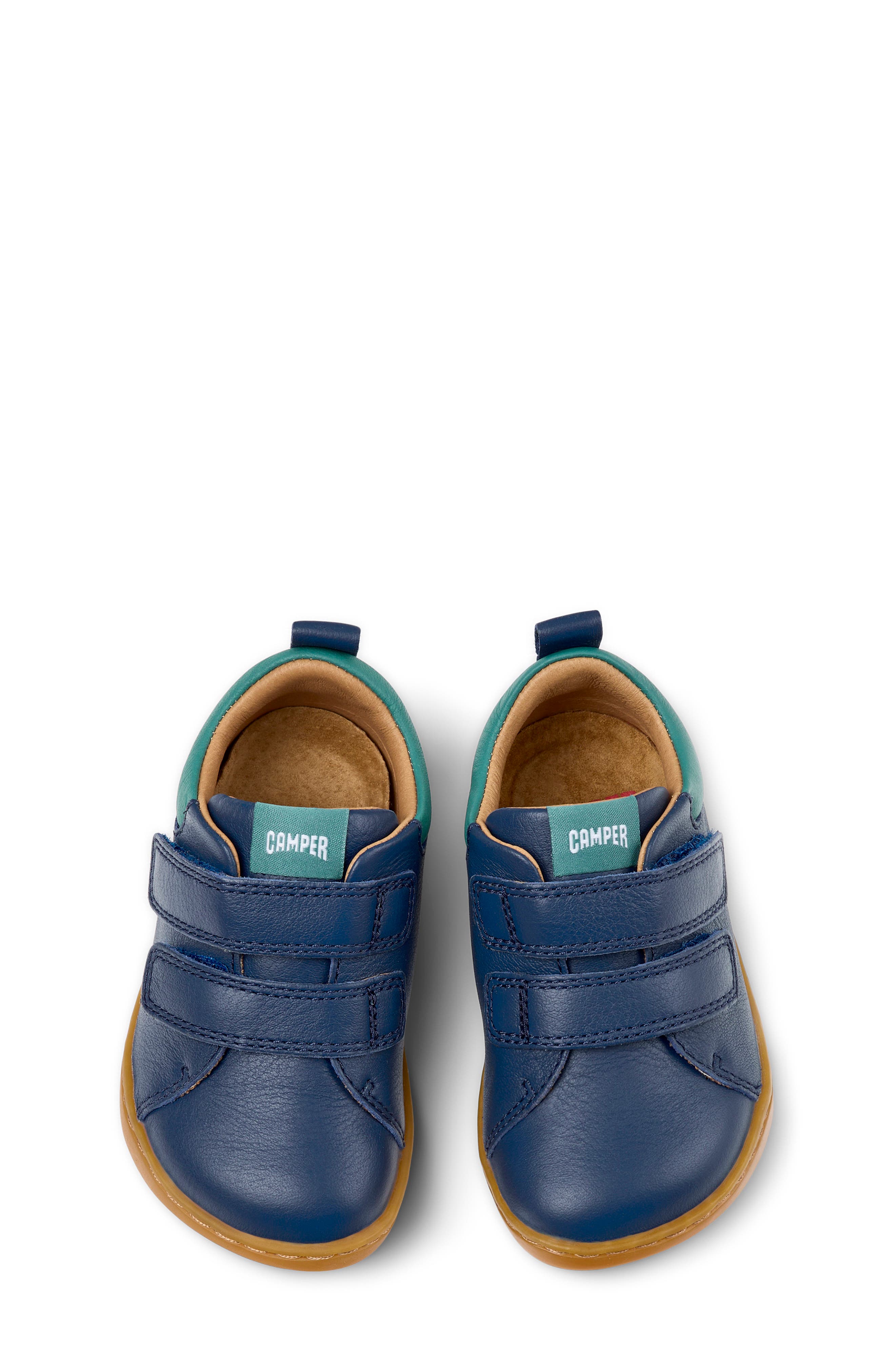 Moomin Peu Cami Twins First Walker Strap Shoe, Alternate, color, NAVY