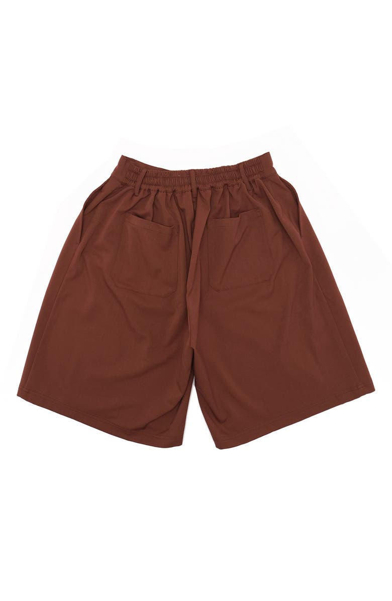 STUDENTS Calculus Baggy Slack Pleated Shorts, Alternate, color, 