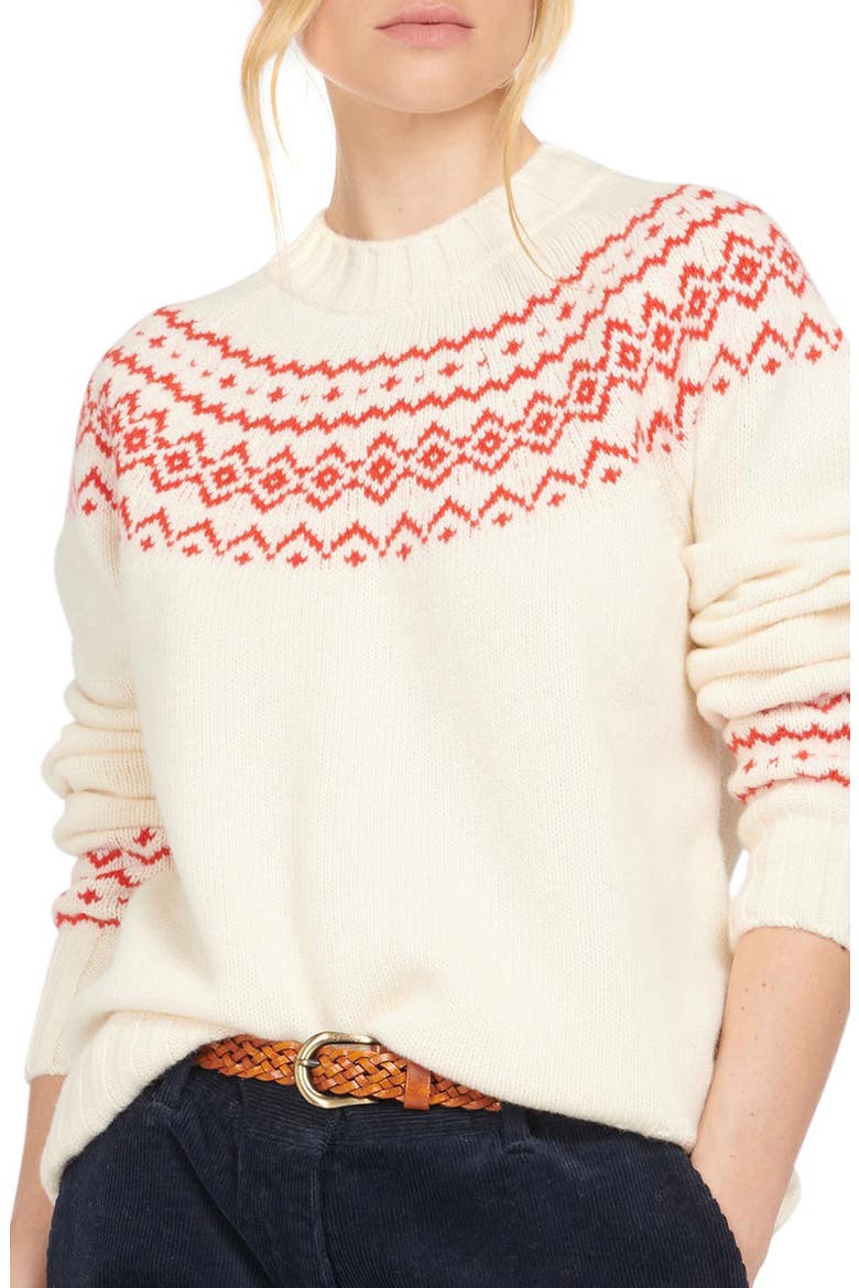 Driftwood Fair Isle Wool Blend Sweater, Main, color, MULTI