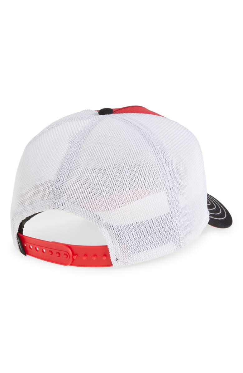 Goorin Bros. Butter Goat Patch Snapback Trucker Hat, Alternate, color, Red