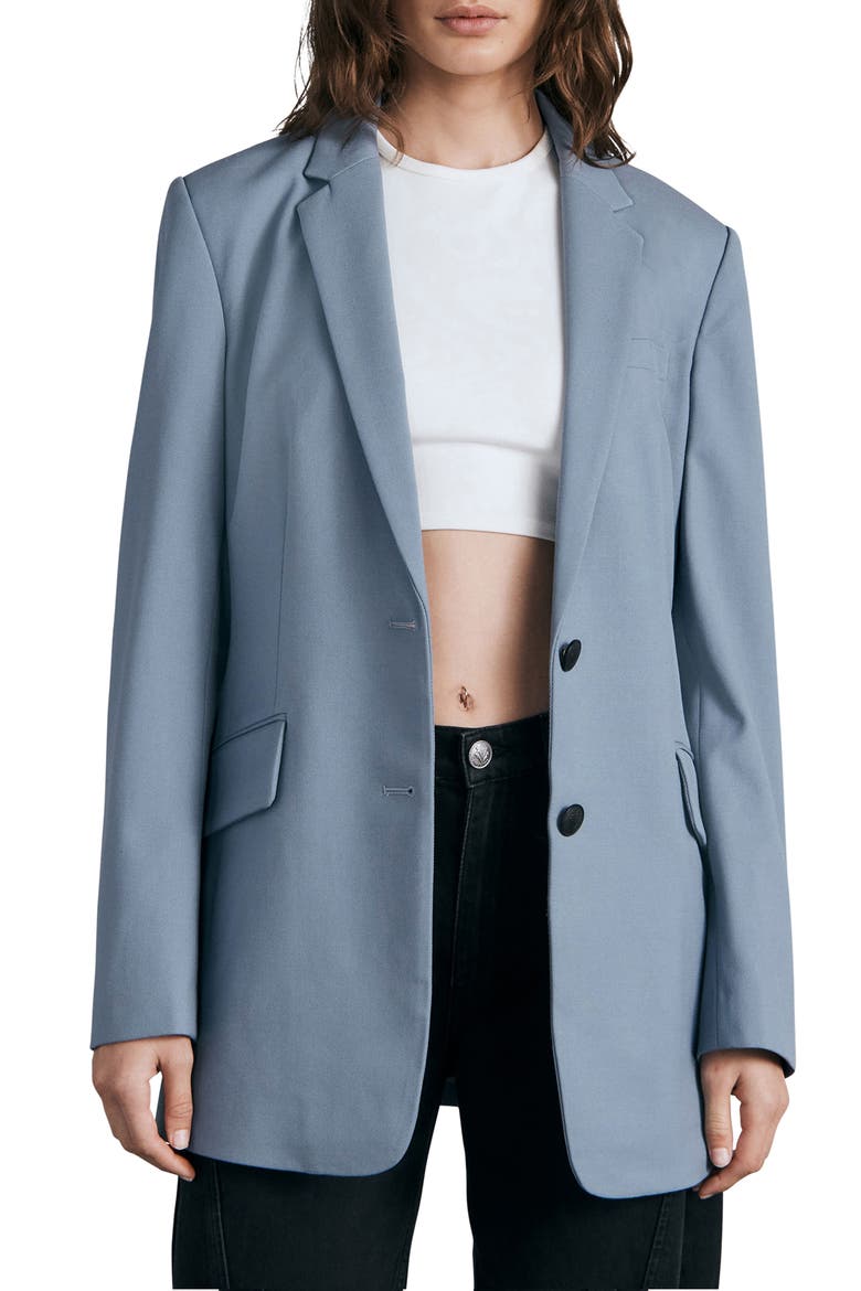 Charles Wool Stretch Twill Blazer, Main, color, PRAIRIEBLU