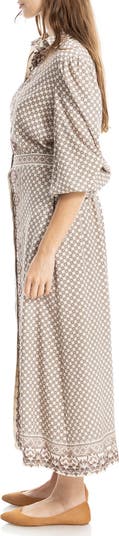 Embroidered Shirtdress