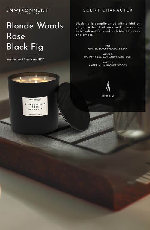 Environment Inspired By 5-star Luxury Hotel Candle In Black