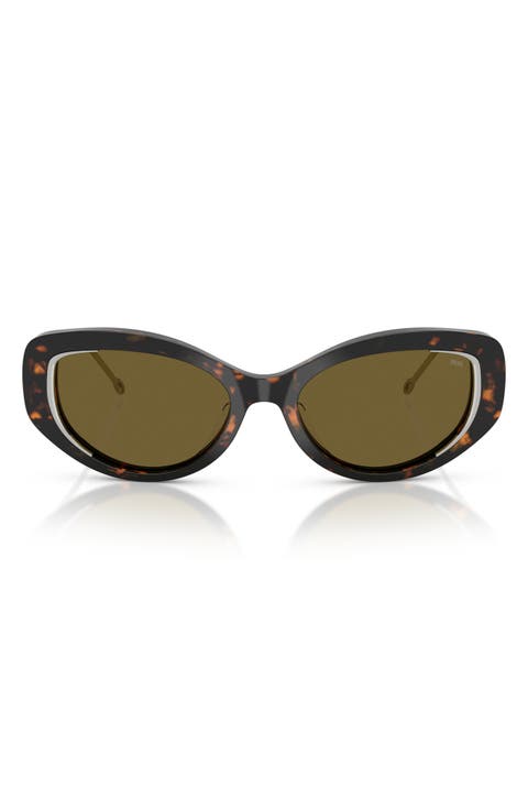 Geck-D 54mm Oval Sunglasses