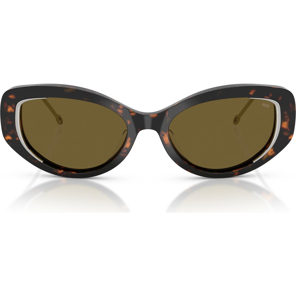 DIESEL DIESEL® GECK-D 54MM OVAL SUNGLASSES
