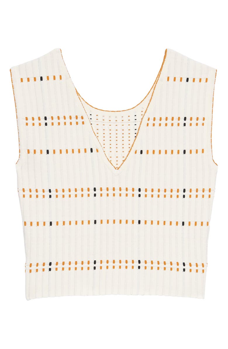 SANDRO Nea Sweater Tank, Main, color, Ecru