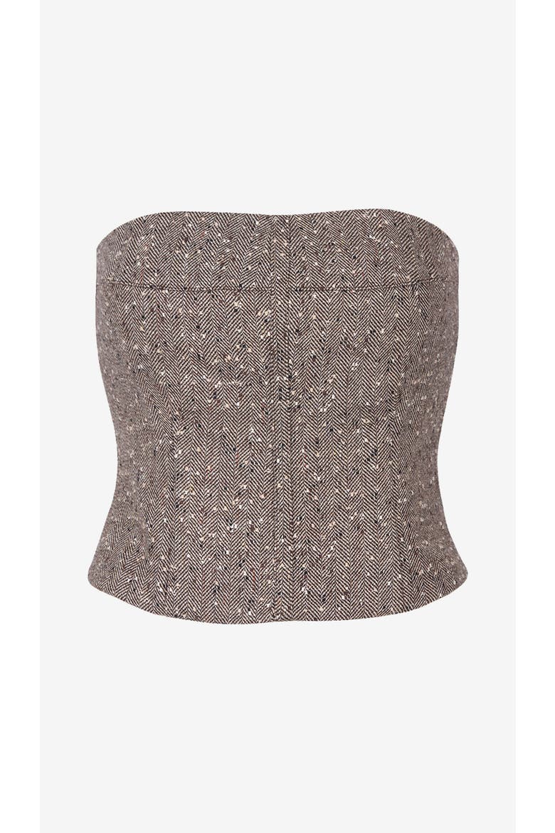 Bustier, Alternate, color, Biscotti Tweed