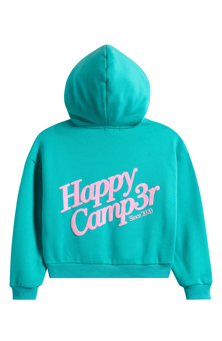 HAPPY CAMP3R Kids' Puff Series Core Youth Hoodie, Alternate, color, Candy Teal