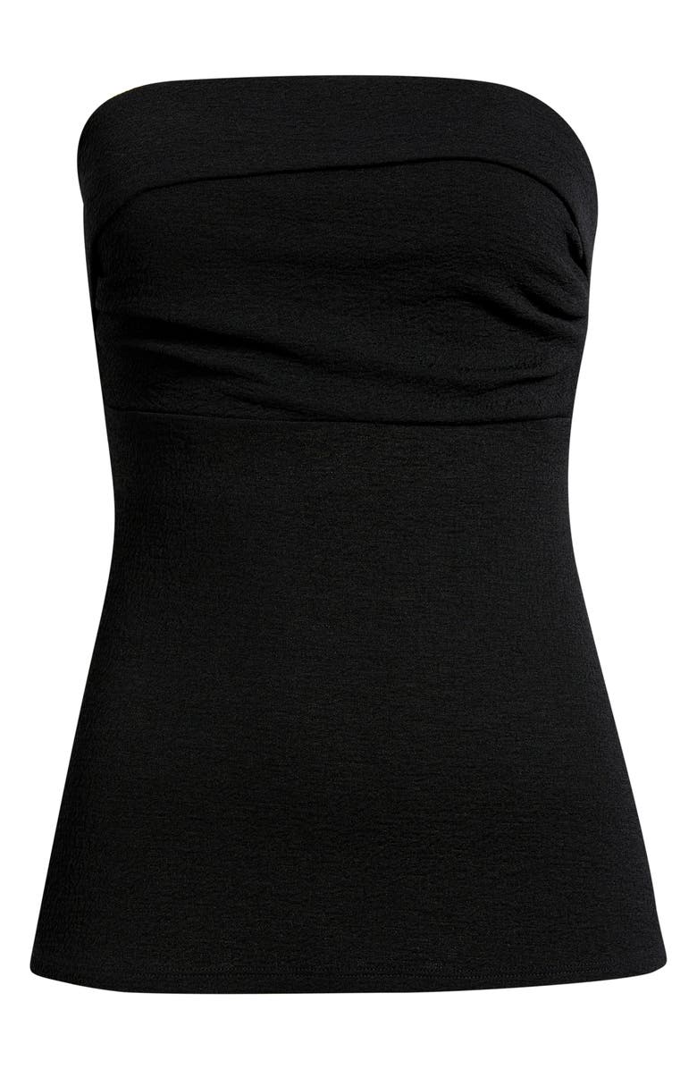 Open Edit Puckered Crepe Bandeau Top, Main, color,