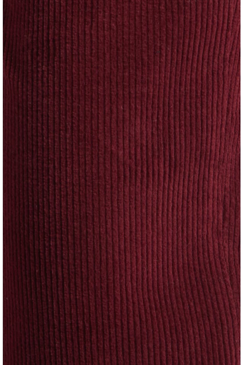 Cleo Wide Leg Corduroy Pants, Alternate, color, CRANBERRY
