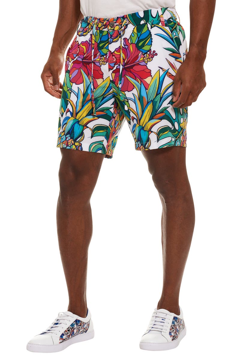 Robert Graham Pina Colada Beach to Bar Swim Trunks, Main, color,