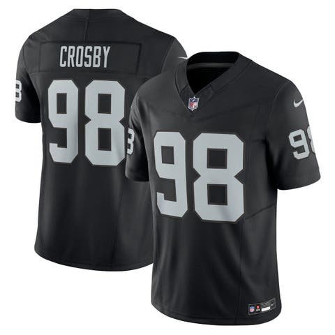 Men's Nike Maxx Crosby Black Las Vegas Raiders Vapor F.U.S.E. Limited Jersey