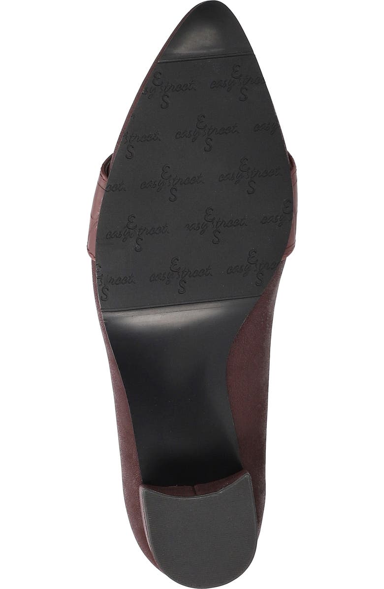 EASY STREET Amber Pointed Toe Pump, Alternate, color, Burgundy Matte