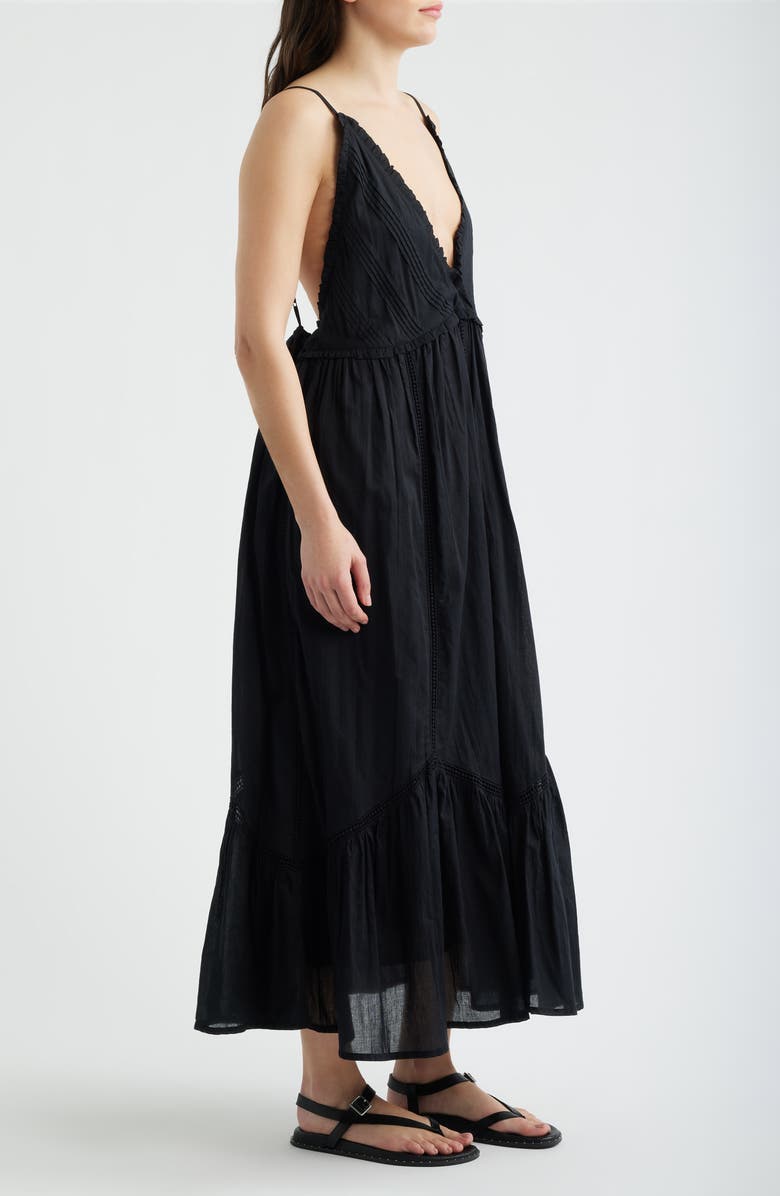 FRNCH Philyra Sleeveless Maxi Dress, Alternate, color, Noir