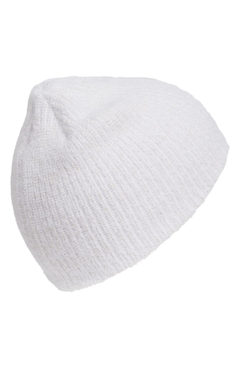 adidas Lifestyle Non-Fold Beanie, Alternate, color, White/Alumina Grey/ Hemp Beige