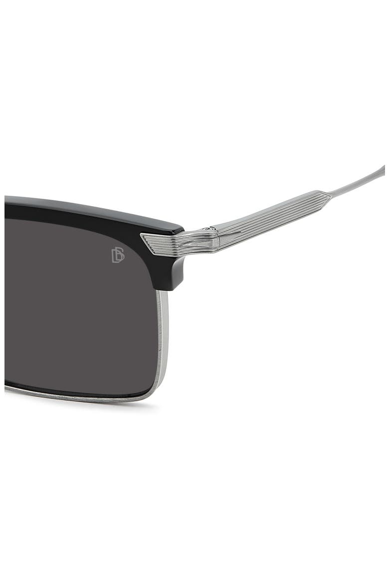 DB 1227/G/S/US 54mm Rectangular Sunglasses, Alternate, color, BLACK RUTHENIUM/ GREY AR