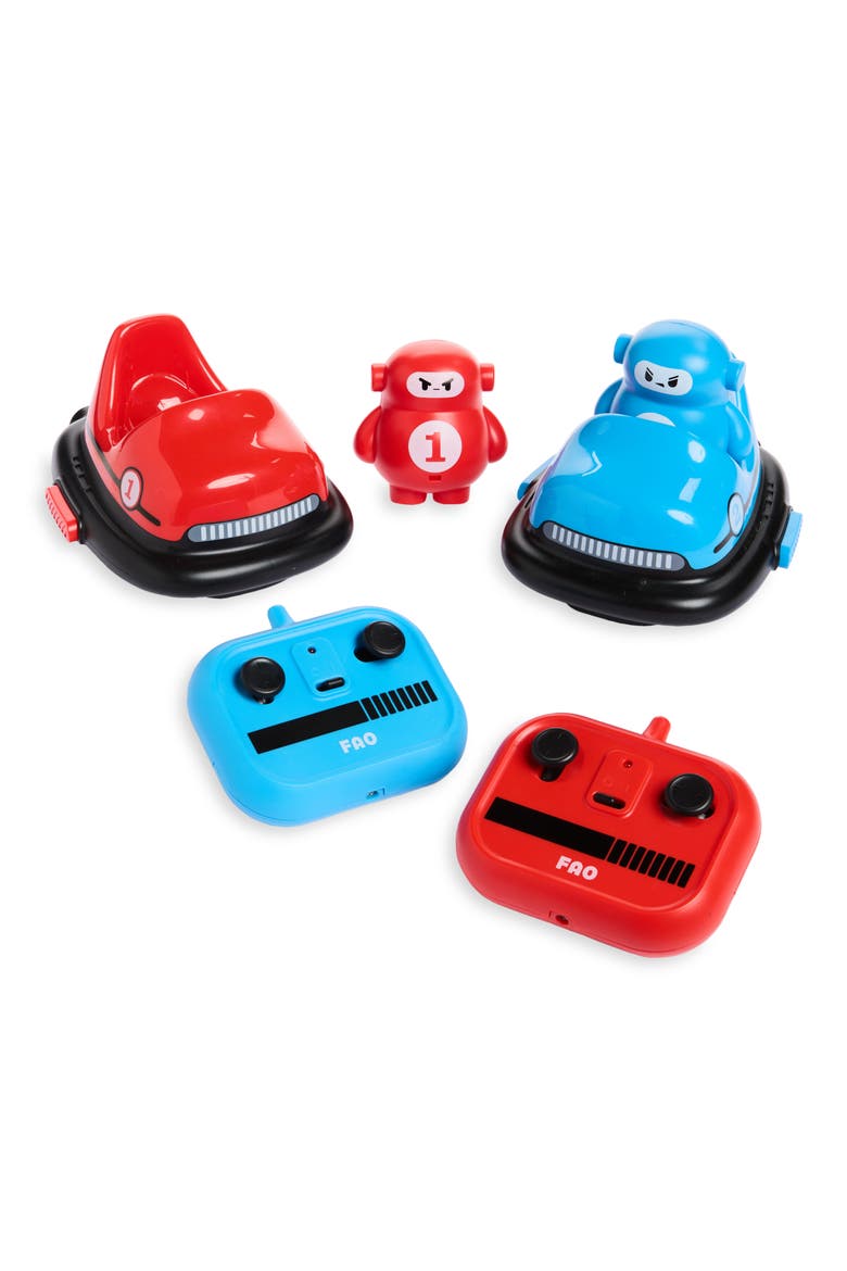 Radio Controlled Bumper Car Bots Toy, Main, color, BLUE/ RED