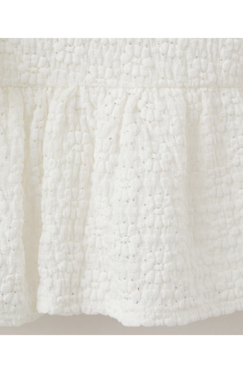 MANGO Eyelet Embroidery Tie Front Shirt, Alternate, color,
