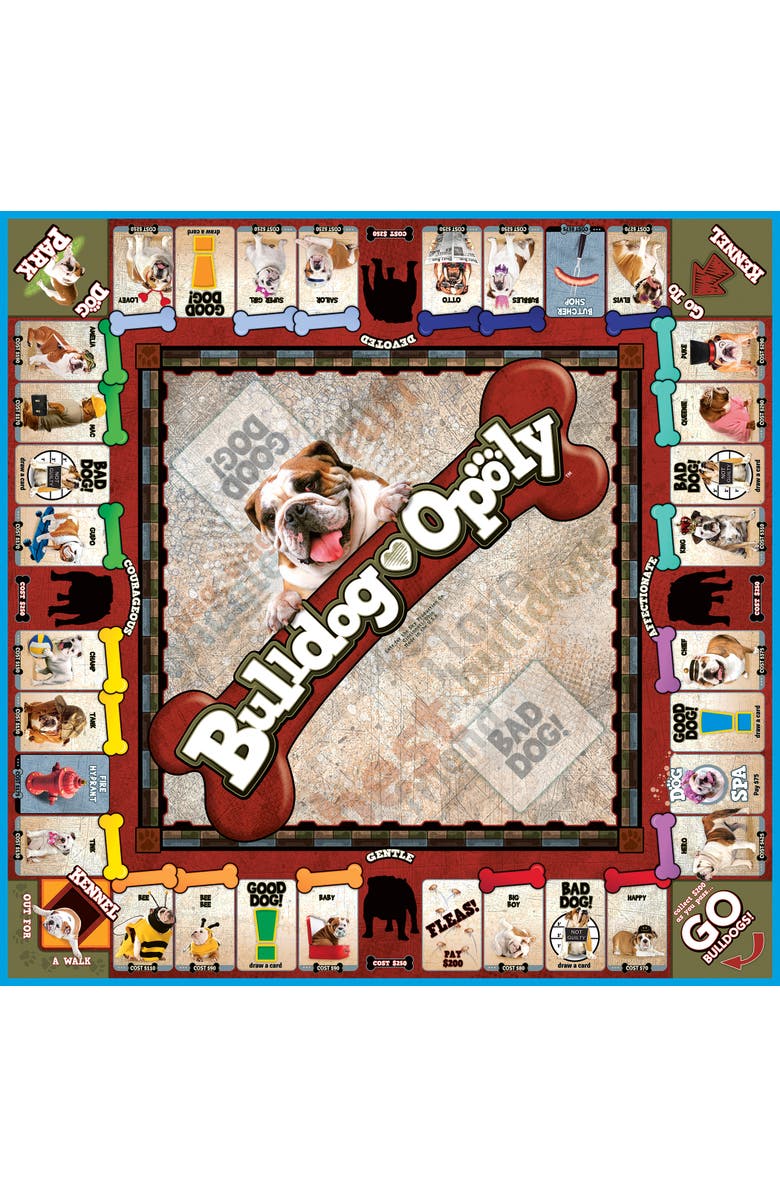 Late for the Sky Bulldogopoly Monopoly Board Game, Alternate, color, Multicolored