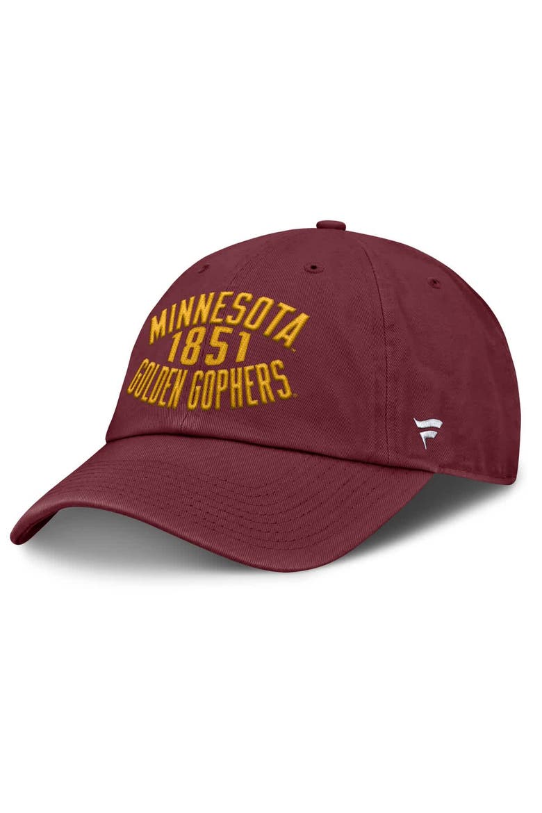 Men's Fanatics Maroon Minnesota Golden Gophers Archer Adjustable Hat, Main, color, Maroon