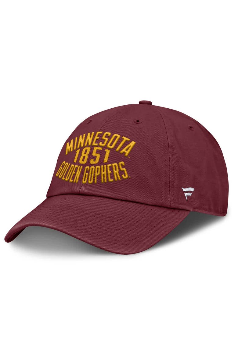 FANATICS Men's Fanatics Maroon Minnesota Golden Gophers Archer Adjustable Hat, Main, color, Maroon