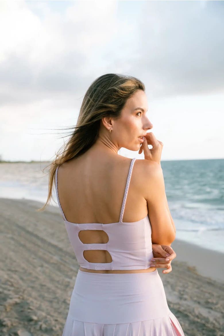 Pause Bustier Top, Alternate, color, Baby Pink
