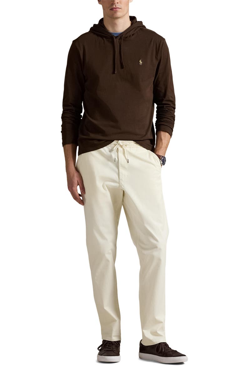 Polo Ralph Lauren Long Sleeve Hooded Cotton T-Shirt, Alternate, color,