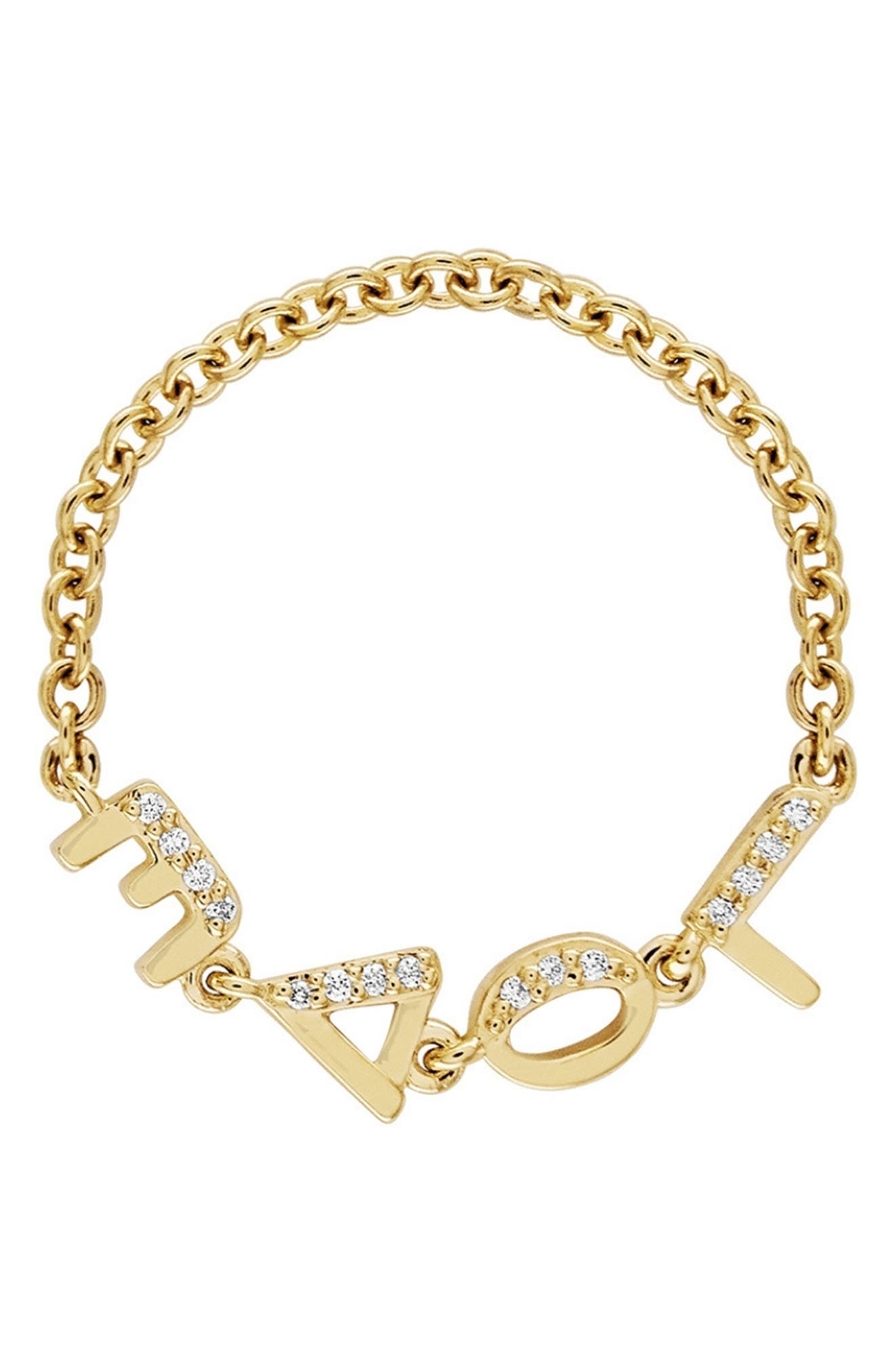 selected YELLOW GOLD, DIAMOND