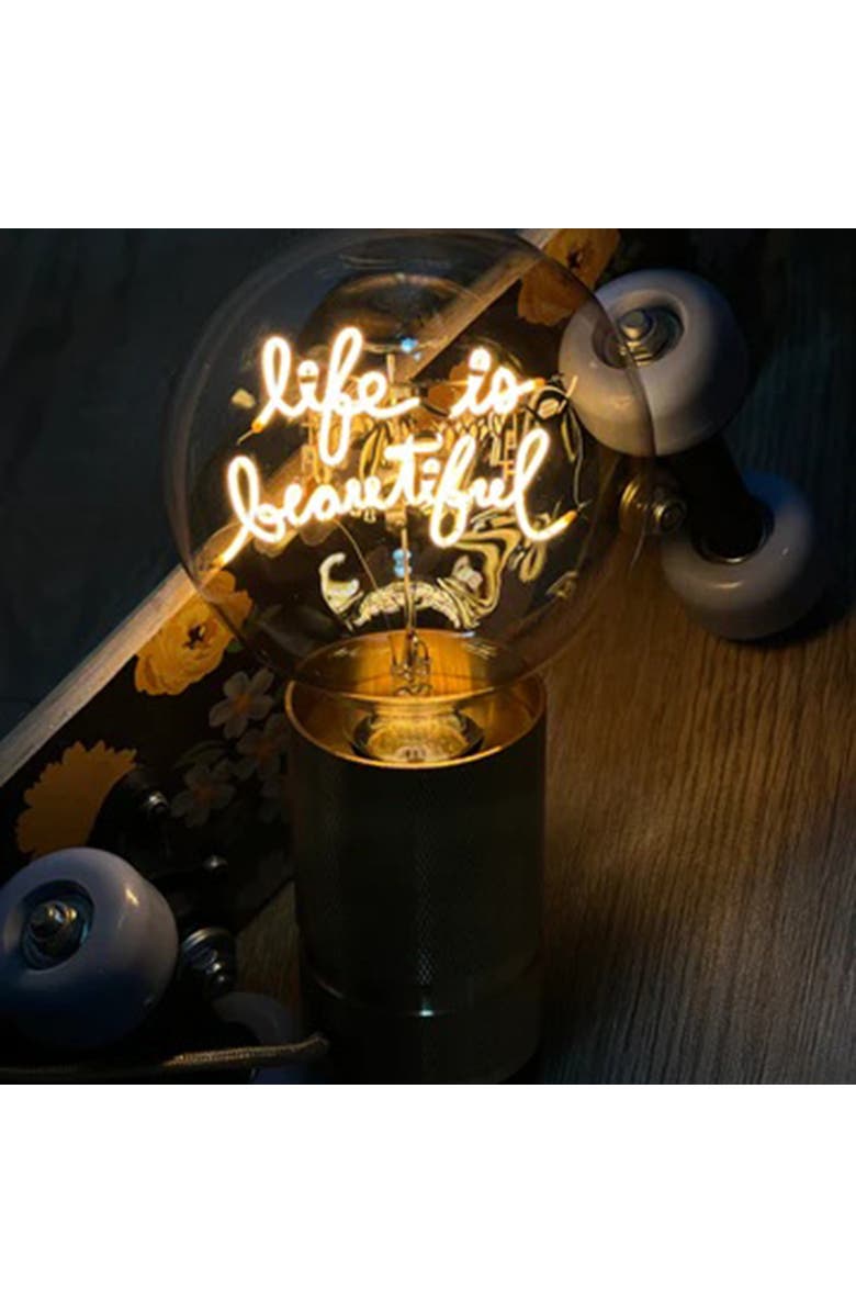 MITB Life Is Beautiful Portable Table Lamp, Alternate, color, Olive