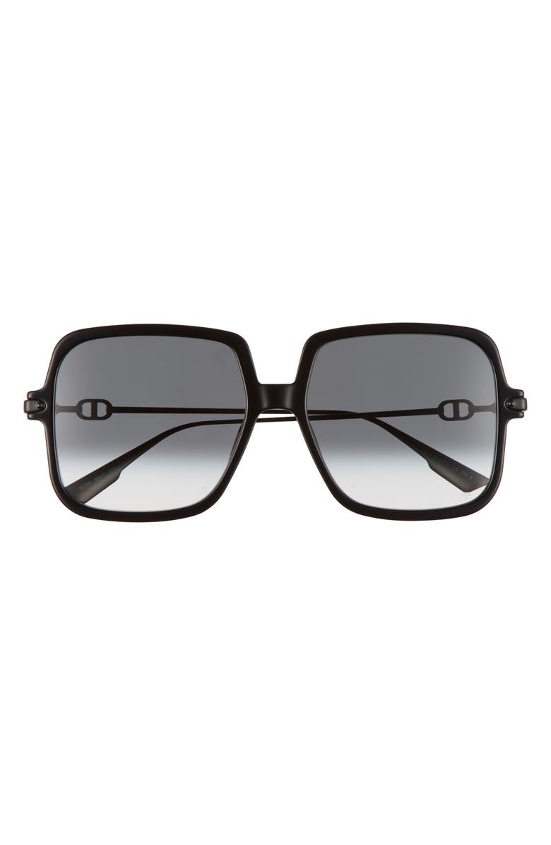 DIOR link1 58mm Gradient Square Sunglasses, Main, color,