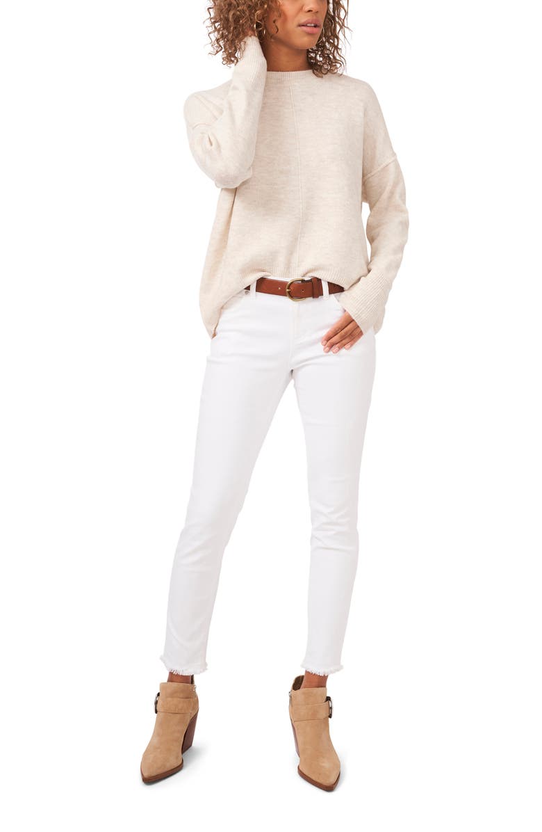 Exposed Seam Crewneck Sweater