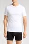 Pack of 3 Stretch Cotton Trim Fit Crewneck T-Shirt