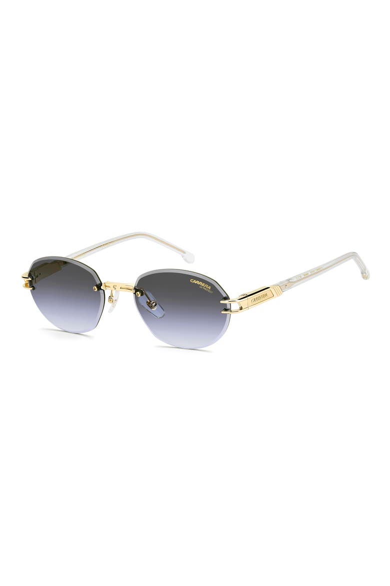 1088/S 53mm Gradient Oval Sunglasses, Alternate, color, GOLD GREY/ GREY AZURE