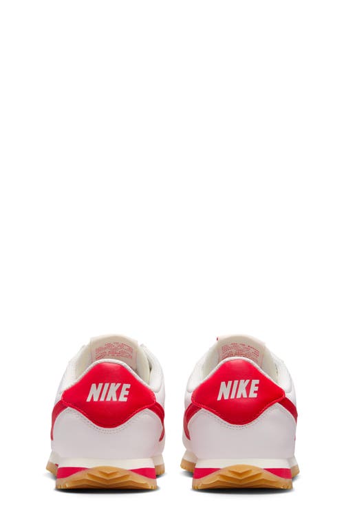 Nike Cortez Sneaker In Sail/gum Yellow/red