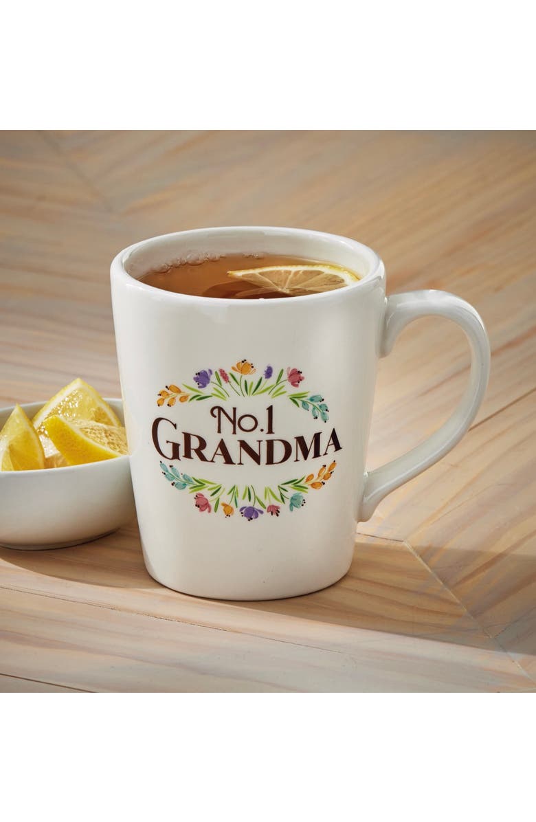tag No 1 Grandma Earthenware Mug Multi 18 oz 4 x 4 x 4.76 in, Alternate, color, Multicolored