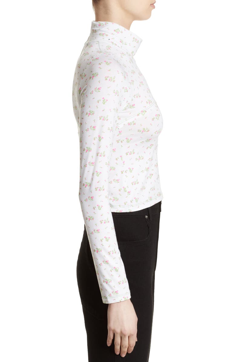 Eckhaus Latta Lapped Baby Turtleneck, Alternate, color, 