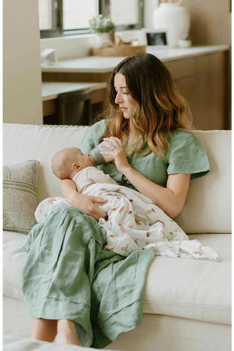 Organic Cotton Swaddle, Alternate, color, ANIMAL CRACKERS