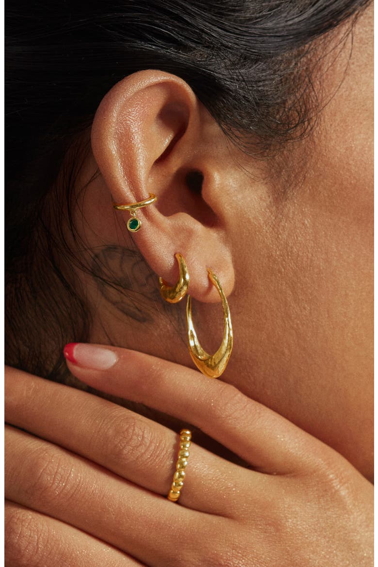 Nura Teardrop Eternity Ring, Alternate, color, YELLOW GOLD