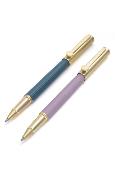 Groove Metallic Set of 2 Rollerball Pens