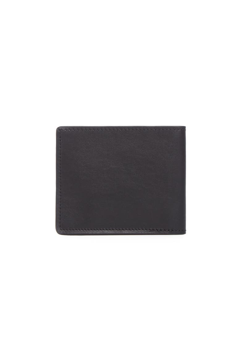 York II Slim Leather Wallet, Alternate, color, Black