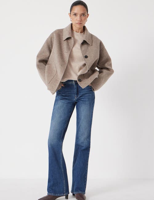 Hush Eliana Mid Rise Bootcut Jeans In Blue