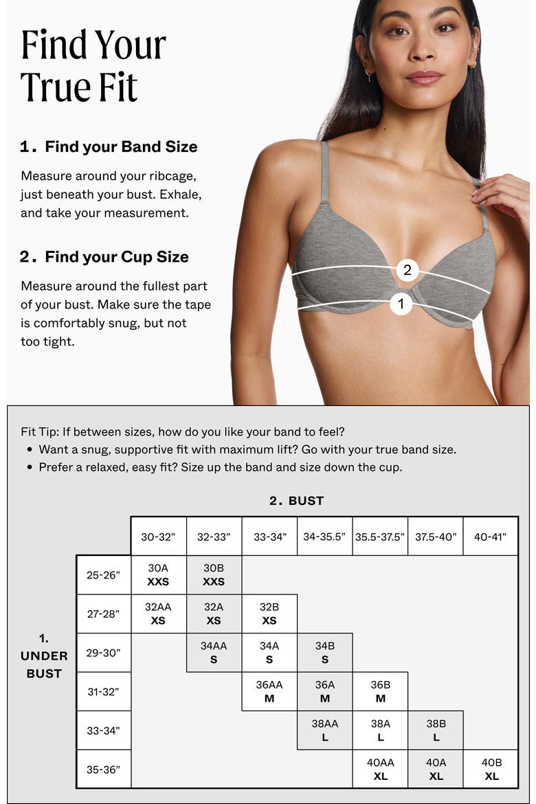 Supima® Cotton Lift Up Bra, Alternate, color, White