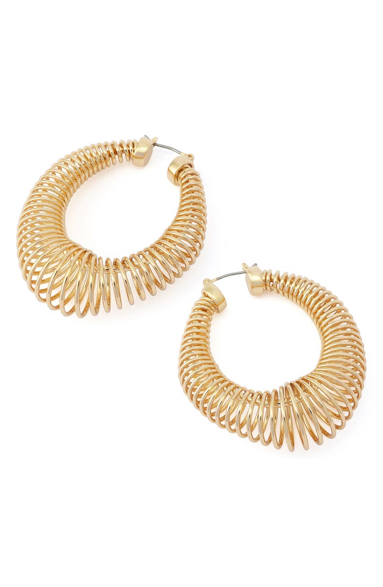 Robert Lee Morris Coiled Hoop Earrings, Alternate, color, 
