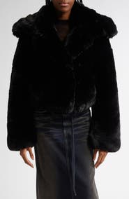 Unisex Eco-Fur Robe Coat