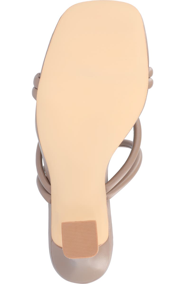 Journee Collection Louisse Sandal, Alternate, color, Taupe