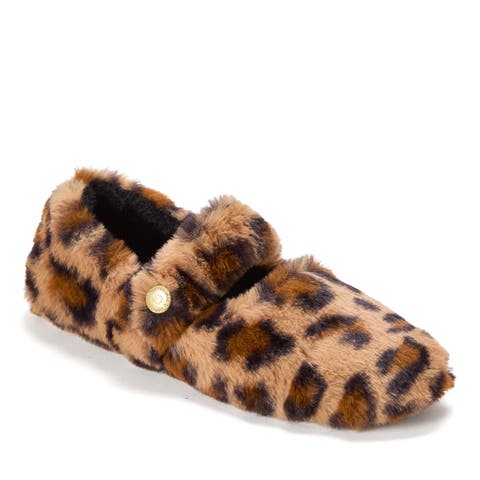 Maryanne Luxe Teddy Maryjane Slippers
